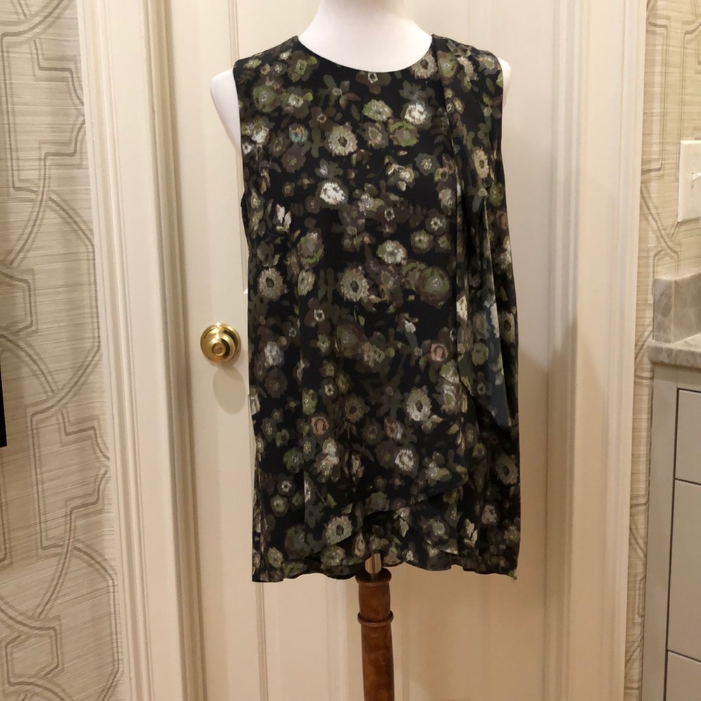 Silk Sleeveless Top